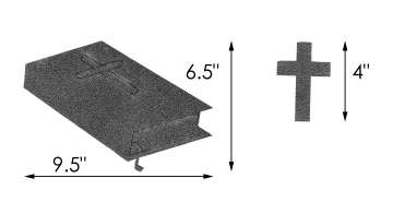 Tracing Template Set Bible and Cross 2pc